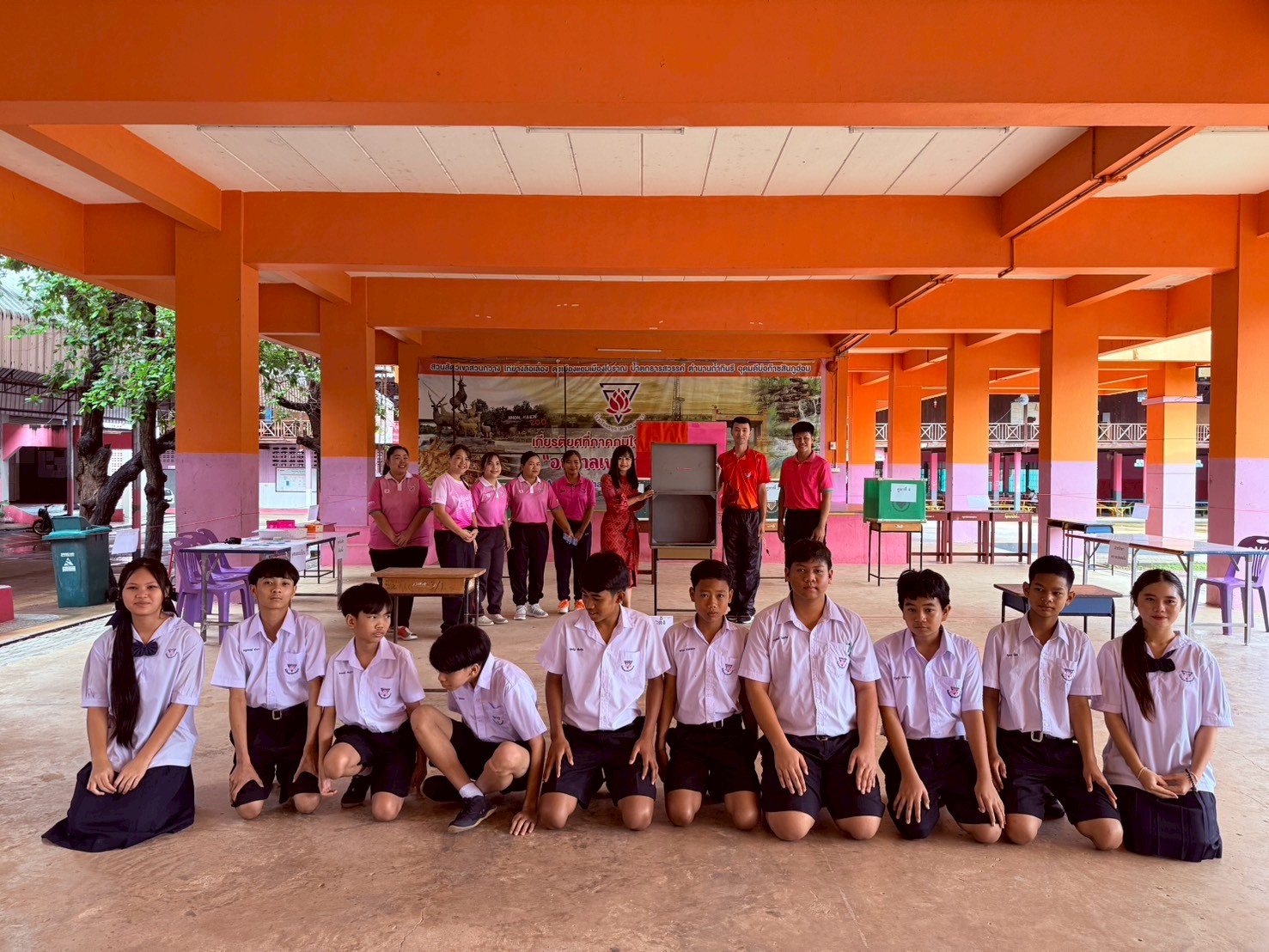 วันที่ 22 พษภาคม 2568 การส่งเสริมประชาธิปไตยในโรงเรียน มีการจัดการเลือกตั้งประธานนักเรียน ประจำปีการศึกษา 2568