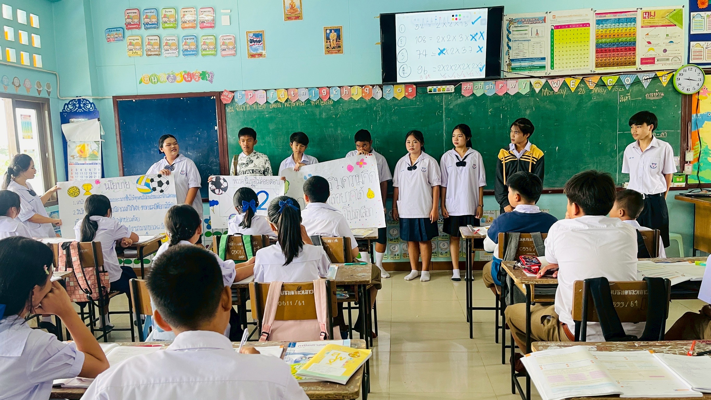วันที่ 22 พษภาคม 2568 การส่งเสริมประชาธิปไตยในโรงเรียน มีการจัดการเลือกตั้งประธานนักเรียน ประจำปีการศึกษา 2568